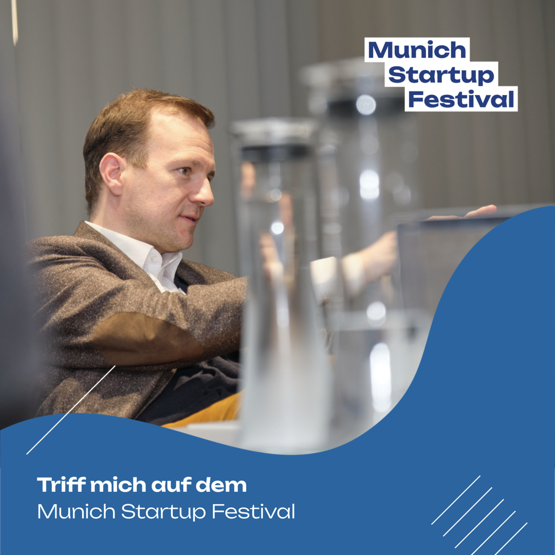 Benjamin Zwack beim Munich Startup Festival