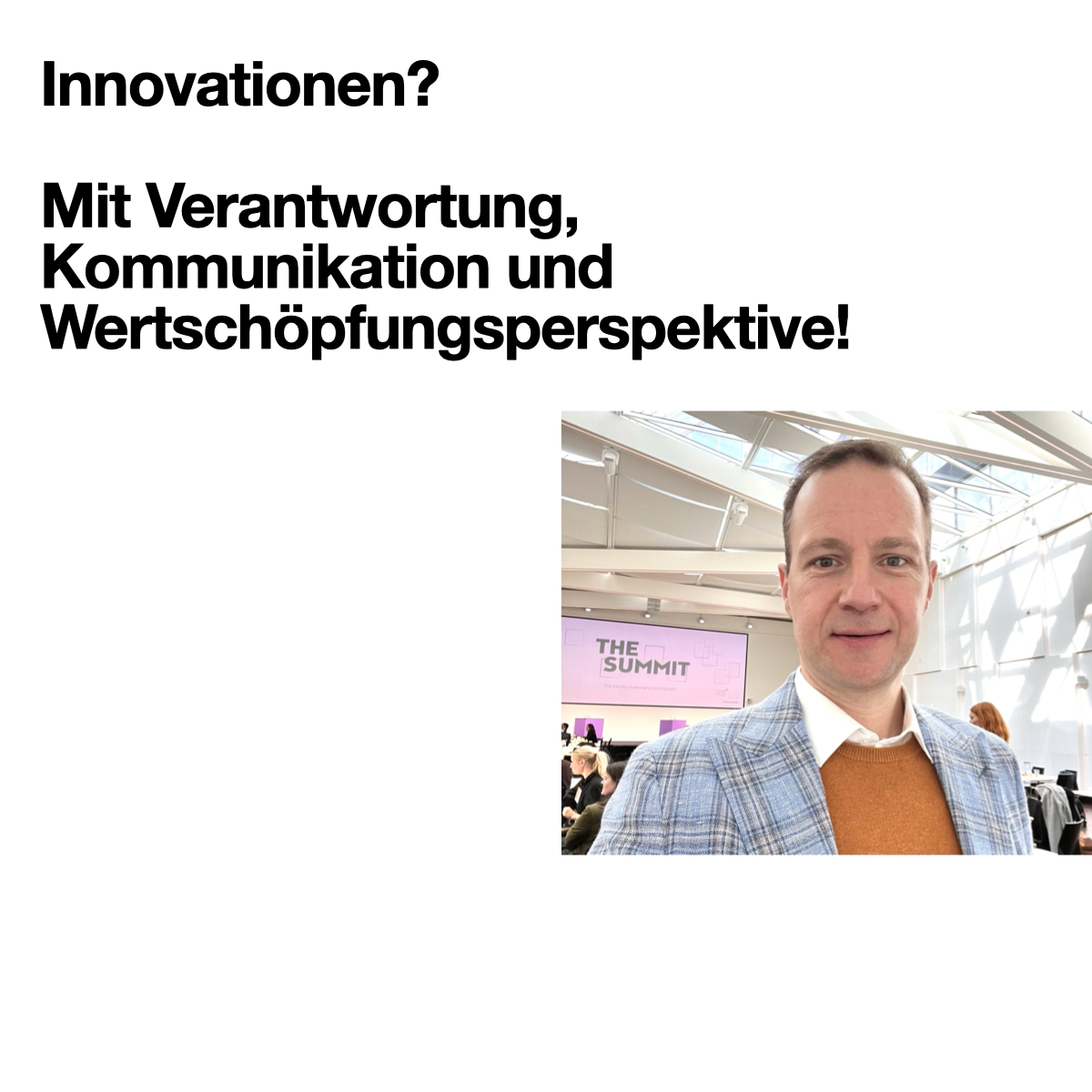 Benjamin Zwack bei „The Summit“ in Kopenhagen