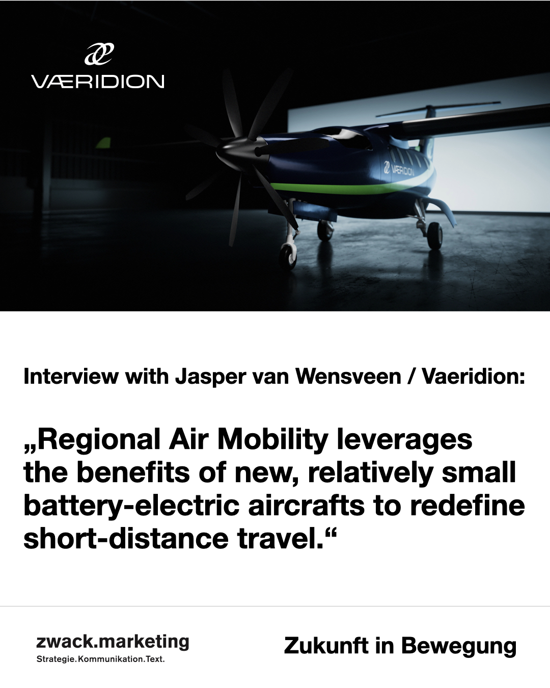 Vaeridion is turning the future of electric flight into reality